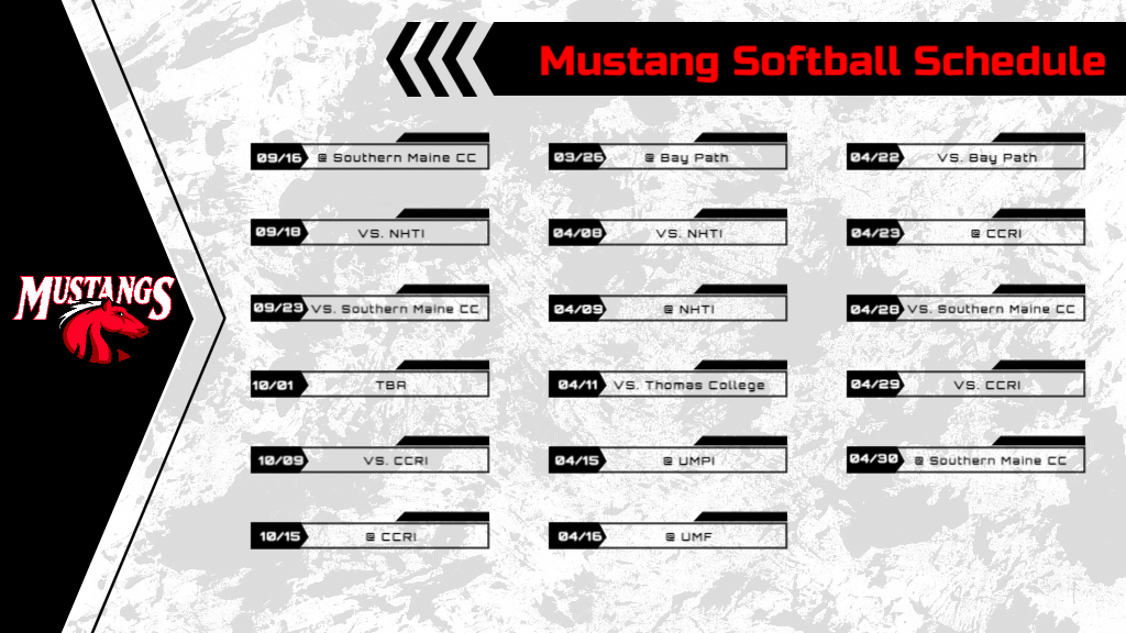 2022-2023 Softball Schedule