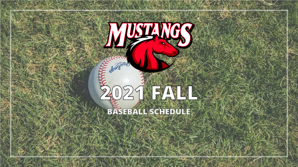 Fall Baseball schedule announced