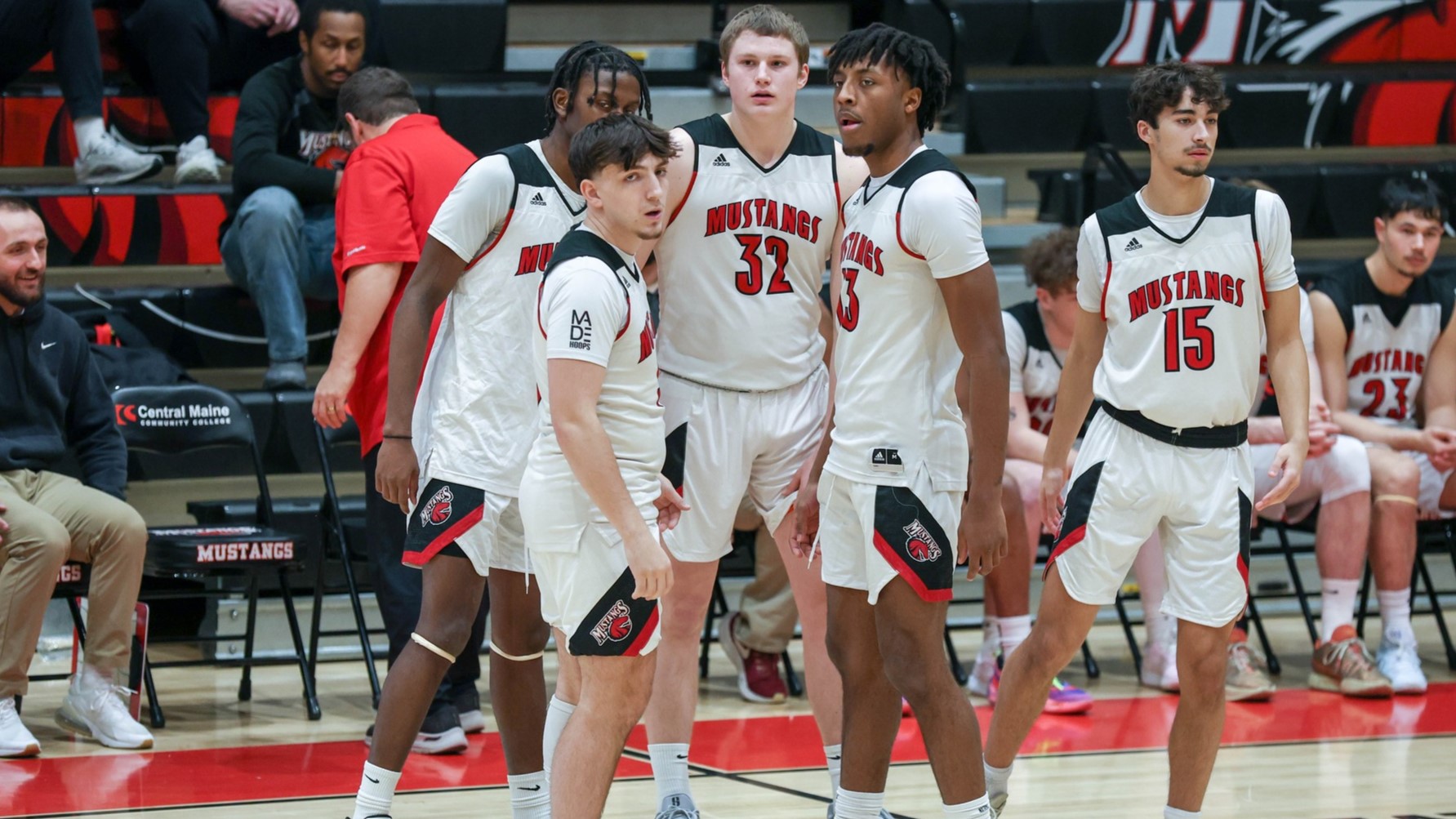 Mustangs Shoot Lights Out, Eliminate Huskies 98-67