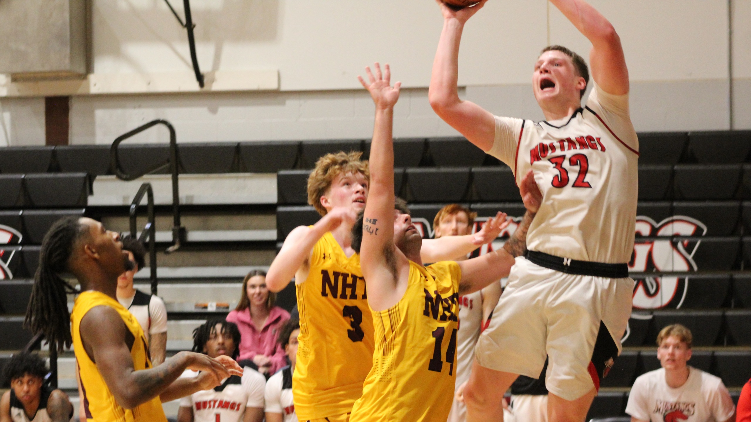 Mustangs Hit Century Mark in Win vs NHTI