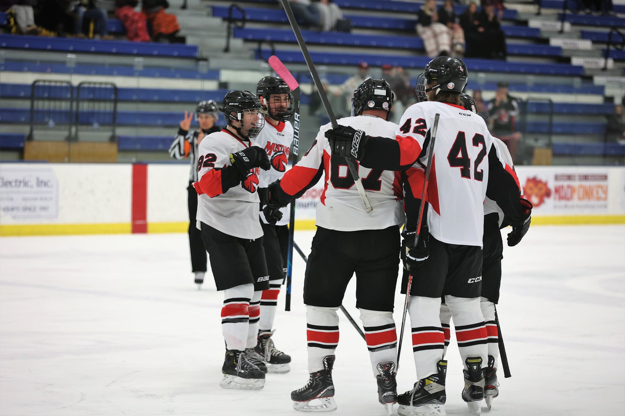 Mustangs tie St. Joes