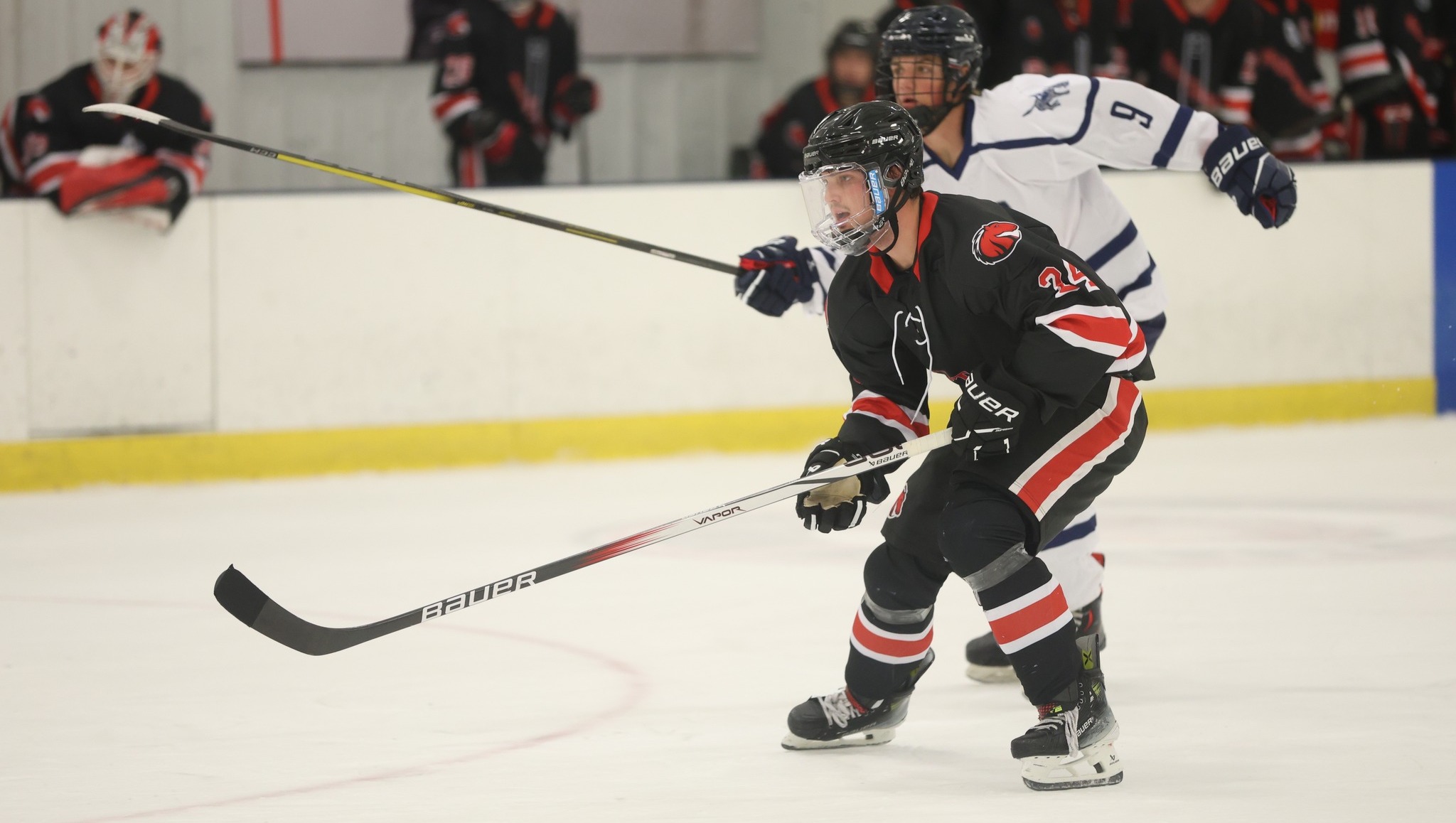 Red Hot Higgins Hat Trick Hammers UNE 9-1