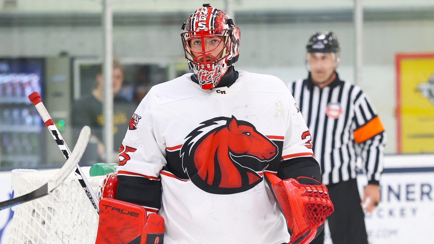 Mustangs Shut Out by Pioneers in Group Play Opener