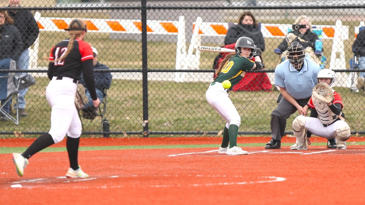 Softball Hangs Tough Early, Loses Pair to CCRI