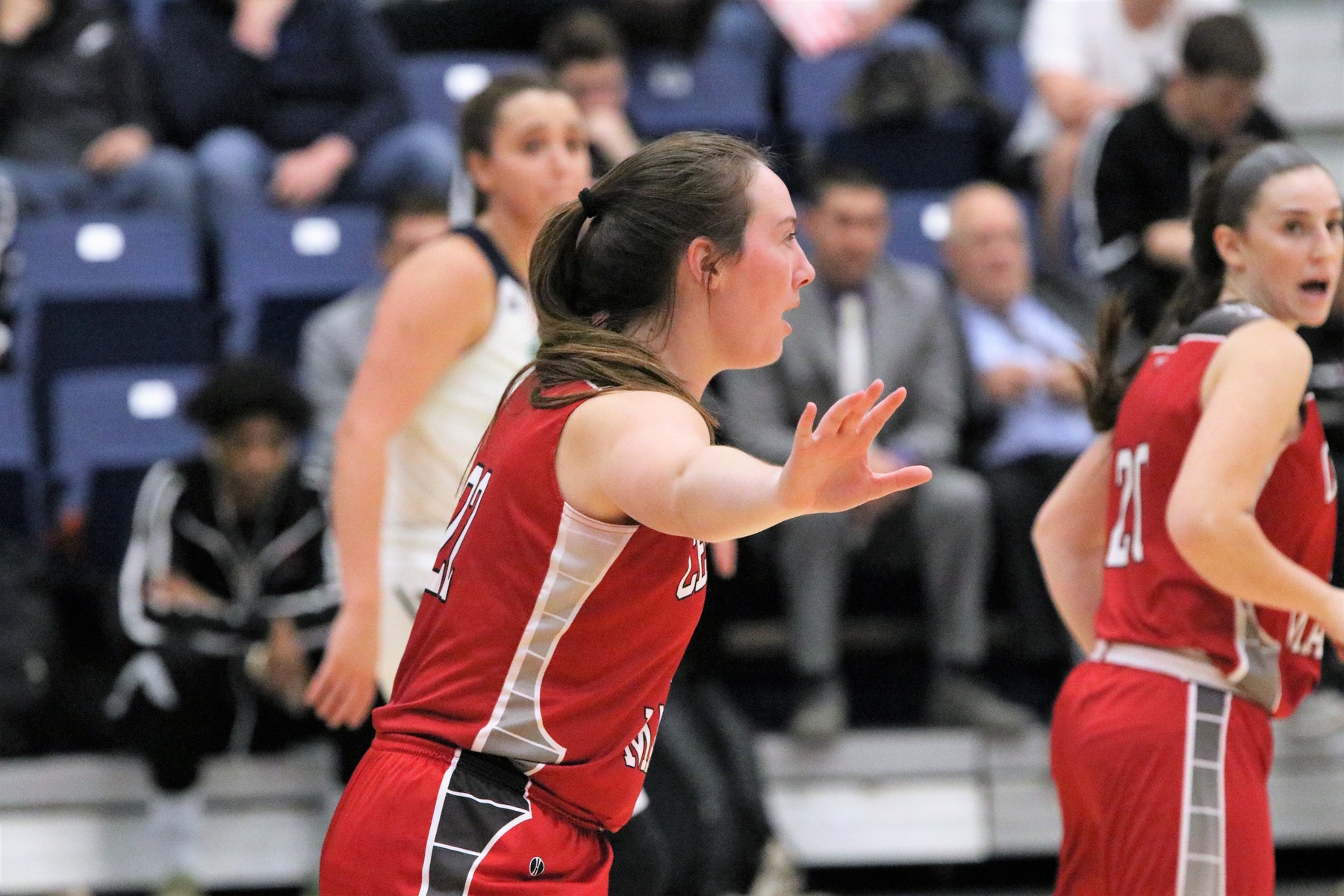Women's Basketball races past Rams