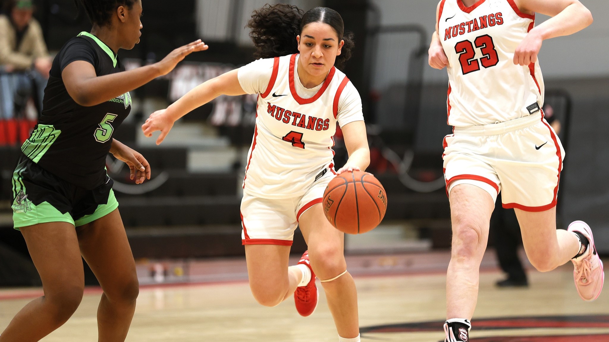 Mustangs Stymie Knights for 63-31 Victory