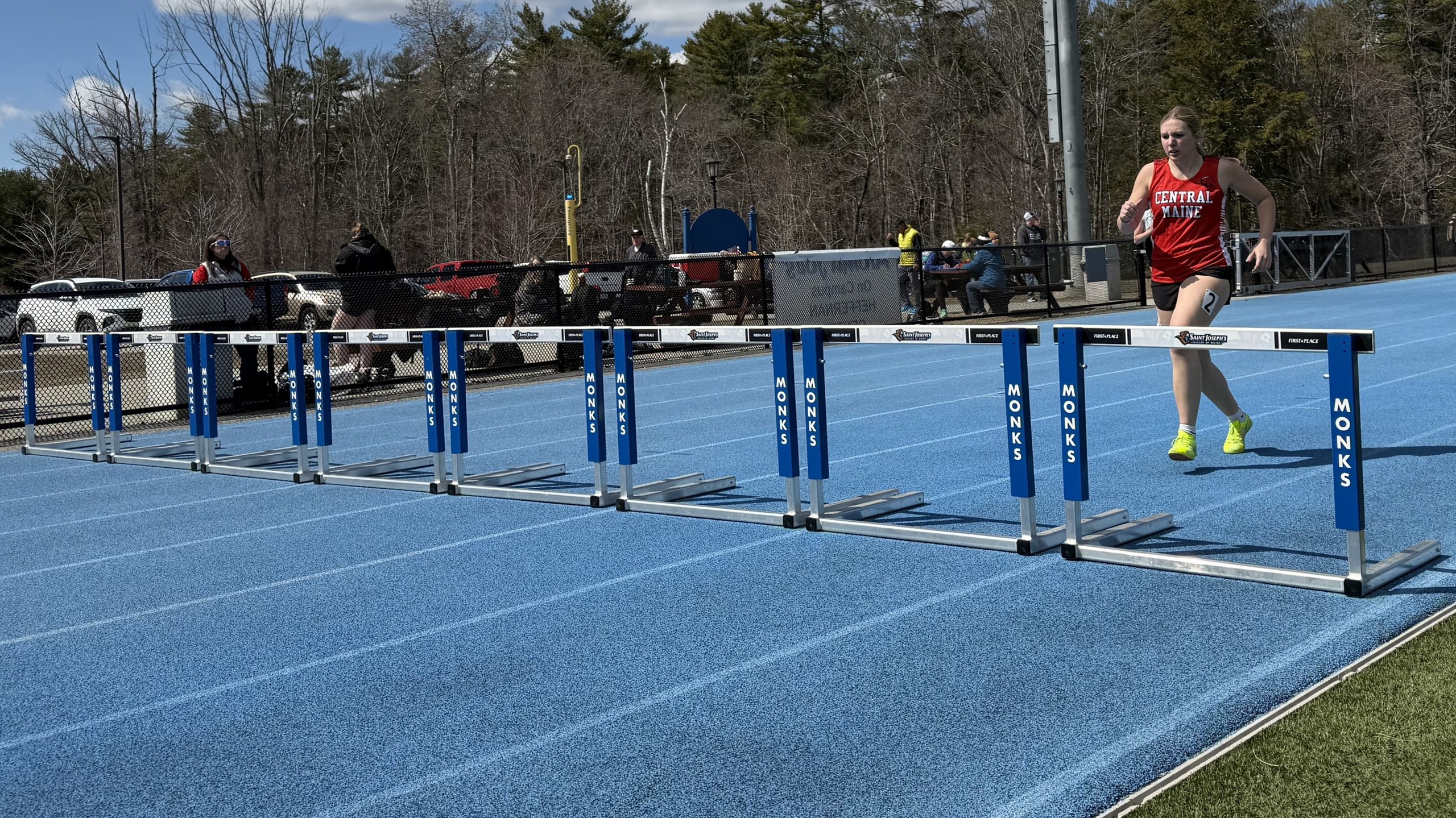 Peirce, Fleurent Lead Track & Field at Monks Invitational